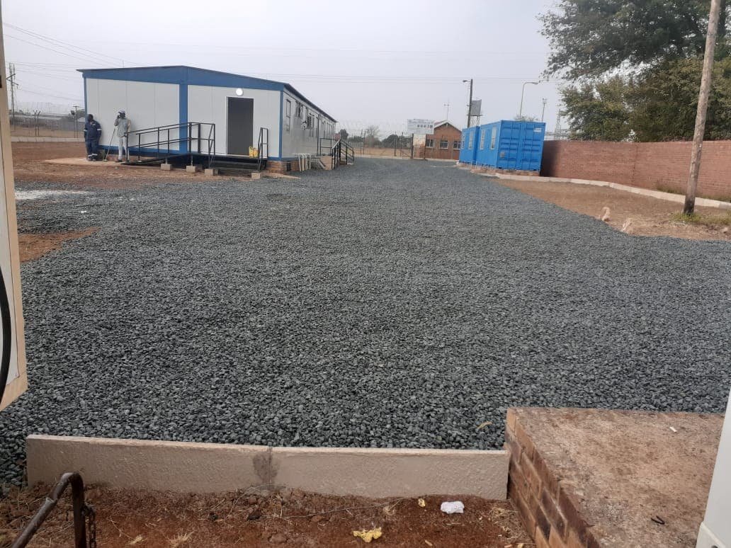 Site establishment and gravel surfacing